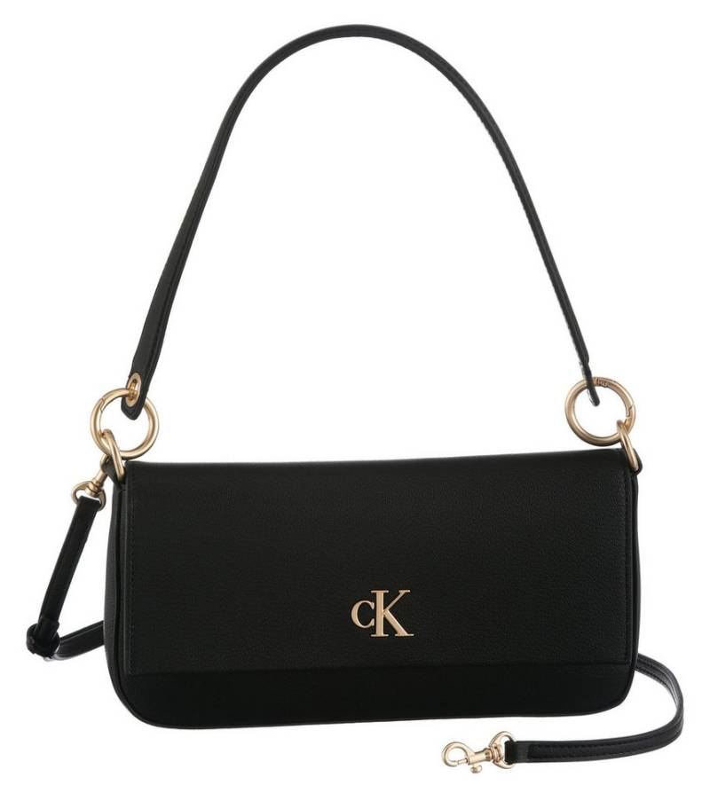 Calvin Klein Jeans Schultertasche MINIMAL MONOGRAM SHOULDER POUCH, Umhängetasche, Damen Handtasche, Henkeltasche mit CK-Logo von Calvin Klein Jeans