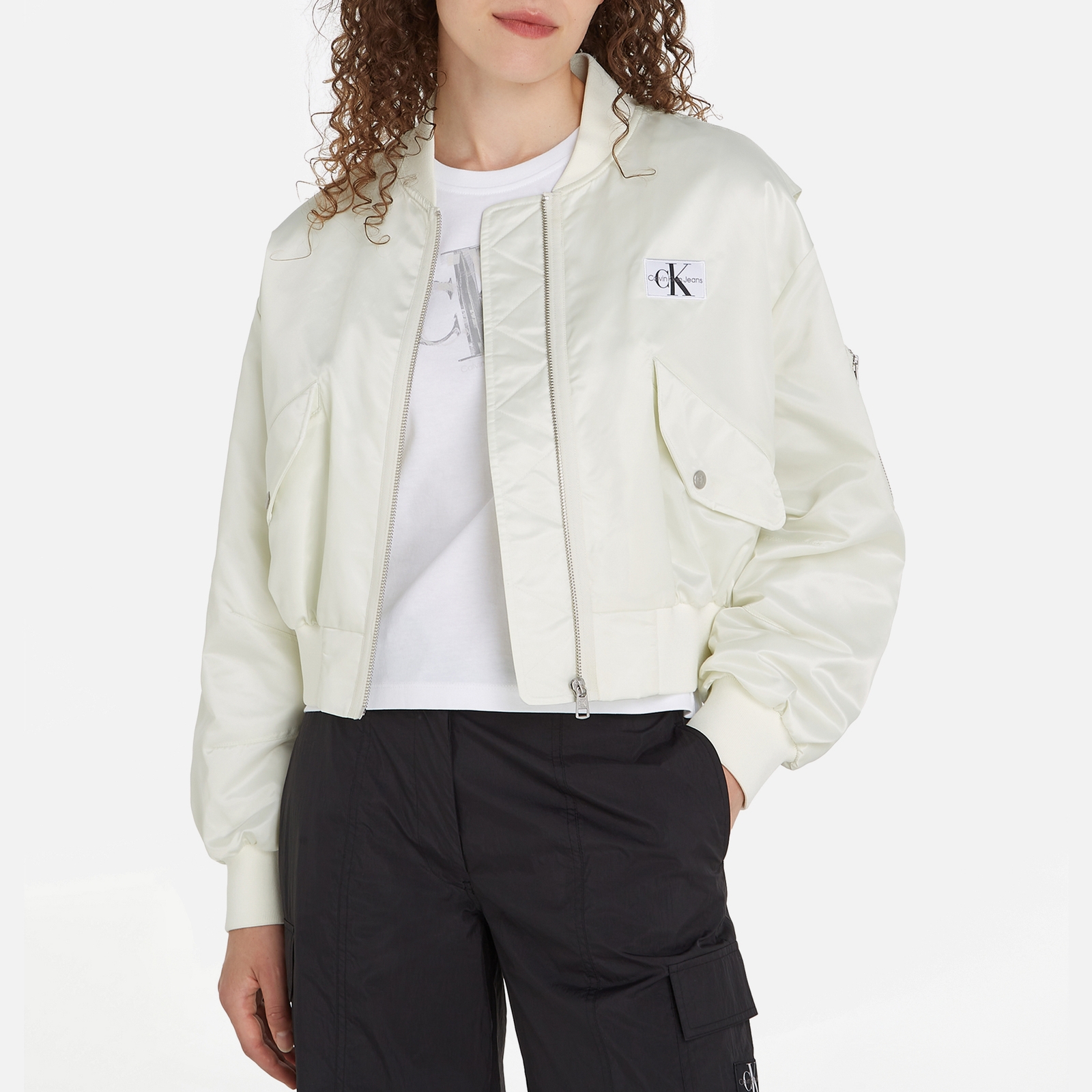 Calvin Klein Jeans Shell Bomber Jacket - L von Calvin Klein Jeans