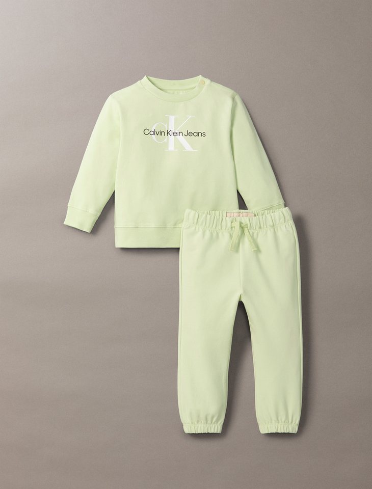 Calvin Klein Jeans Shirt & Hose MONOGRAM CN SWEATSHIRT SET (Set, 2-tlg) für Babys bis 2 Jahre von Calvin Klein Jeans