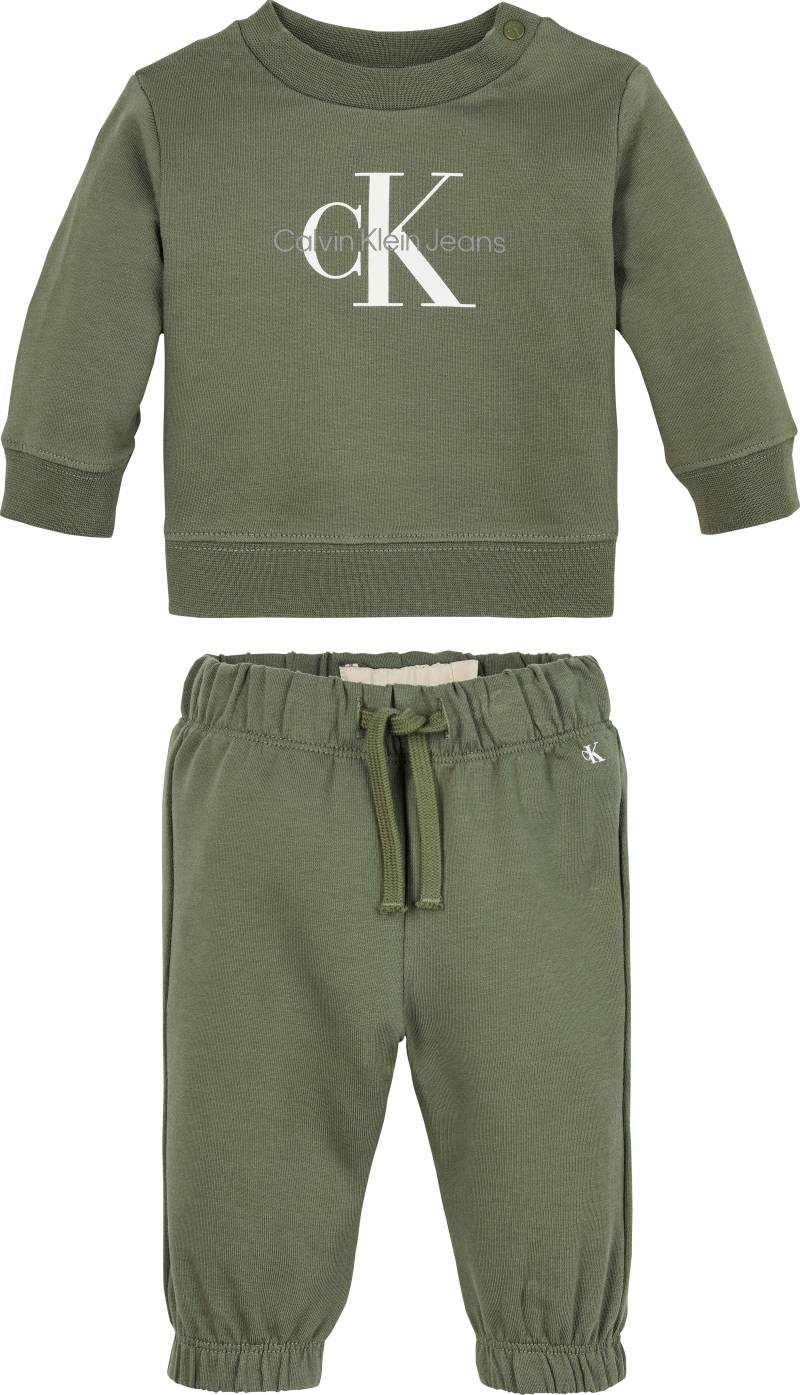 Calvin Klein Jeans Shirt & Hose "MONOGRAM CN SWEATSHIRT SET" Set, 2 Stk. tlg. für Babys bis 2 Jahre von Calvin Klein Jeans