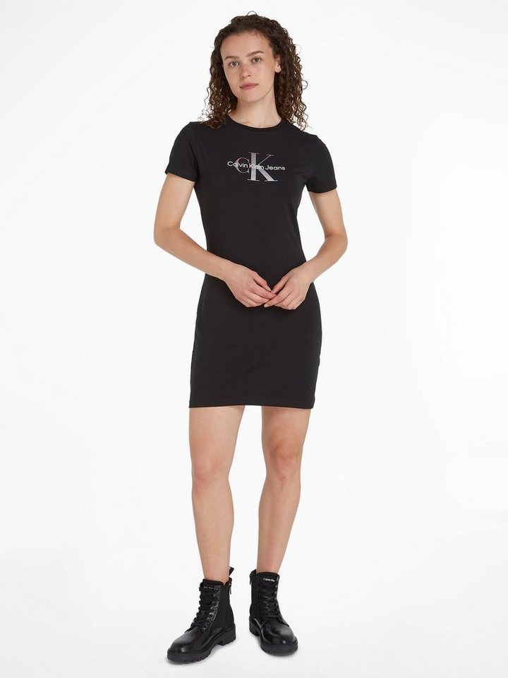 Calvin Klein Jeans Shirtkleid DIFFUSED MONOLOGO DRESS mit Logoschriftzug von Calvin Klein Jeans