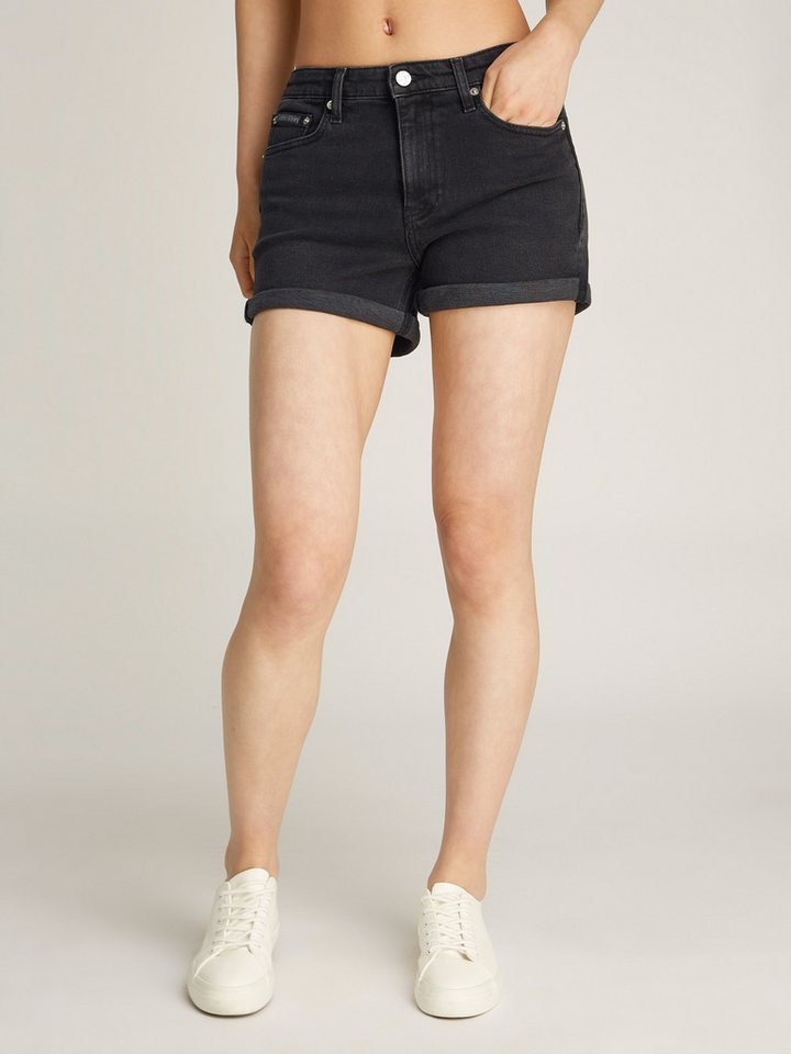 Calvin Klein Jeans Shorts MID RISE SHORT mit Umschlagsaum von Calvin Klein Jeans