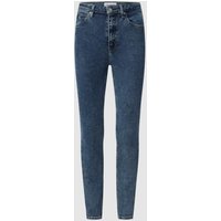 Calvin Klein Jeans Skinny Fit High Waist Jeans mit 5-Pocket-Design in Jeansblau, Größe 26/32 von Calvin Klein Jeans