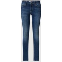 Calvin Klein Jeans Skinny Fit Jeans mit 5-Pocket-Design in Jeansblau Melange, Größe 26/32 von Calvin Klein Jeans