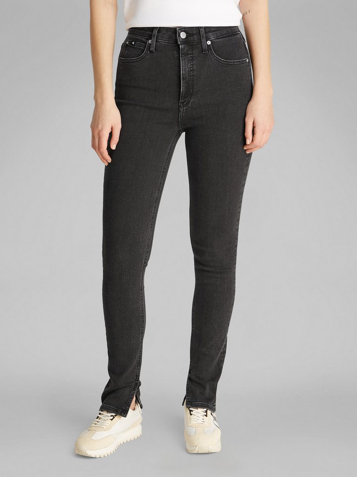 Calvin Klein Jeans Skinny-fit-Jeans HIGH RISE SKINNY in schwarzer Waschung von Calvin Klein Jeans