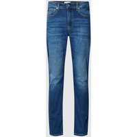Calvin Klein Jeans Slim Fit Jeans mit Label-Details in Jeansblau, Größe 34/34 Calvin Klein Jeans Slim Fit Jeans mit Label-Details in Jeansblau, Größe 34/34 von Calvin Klein Jeans