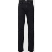 Calvin Klein Jeans Slim Fit Jeans mit Label-Details in Black, Größe 30/32 Calvin Klein Jeans Slim Fit Jeans mit Label-Details in Black, Größe 30/32 von Calvin Klein Jeans