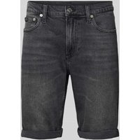Calvin Klein Jeans Slim Fit Jeansshorts im 5-Pocket-Design in Mittelgrau, Größe 32 von Calvin Klein Jeans