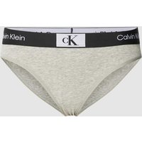 Calvin Klein Underwear Slip mit elastischem Logo-Bund Modell 'MODERN' in Hellgrau Melange, Größe L von Calvin Klein Underwear