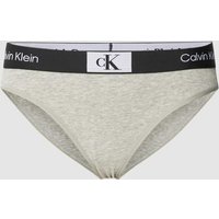 Calvin Klein Underwear Slip mit elastischem Logo-Bund Modell 'MODERN' in Hellgrau Melange, Größe M von Calvin Klein Underwear