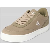 Calvin Klein Jeans Sneaker mit Logo-Details Modell 'CLASSIC CUPSOLE' in Mud, Größe 40 von Calvin Klein Jeans