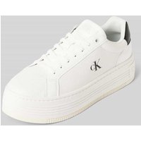 Calvin Klein Jeans Sneaker mit Schnürverschluss in Weiss, Größe 40 Calvin Klein Jeans Sneaker mit Schnürverschluss in Weiss, Größe 40 von Calvin Klein Jeans