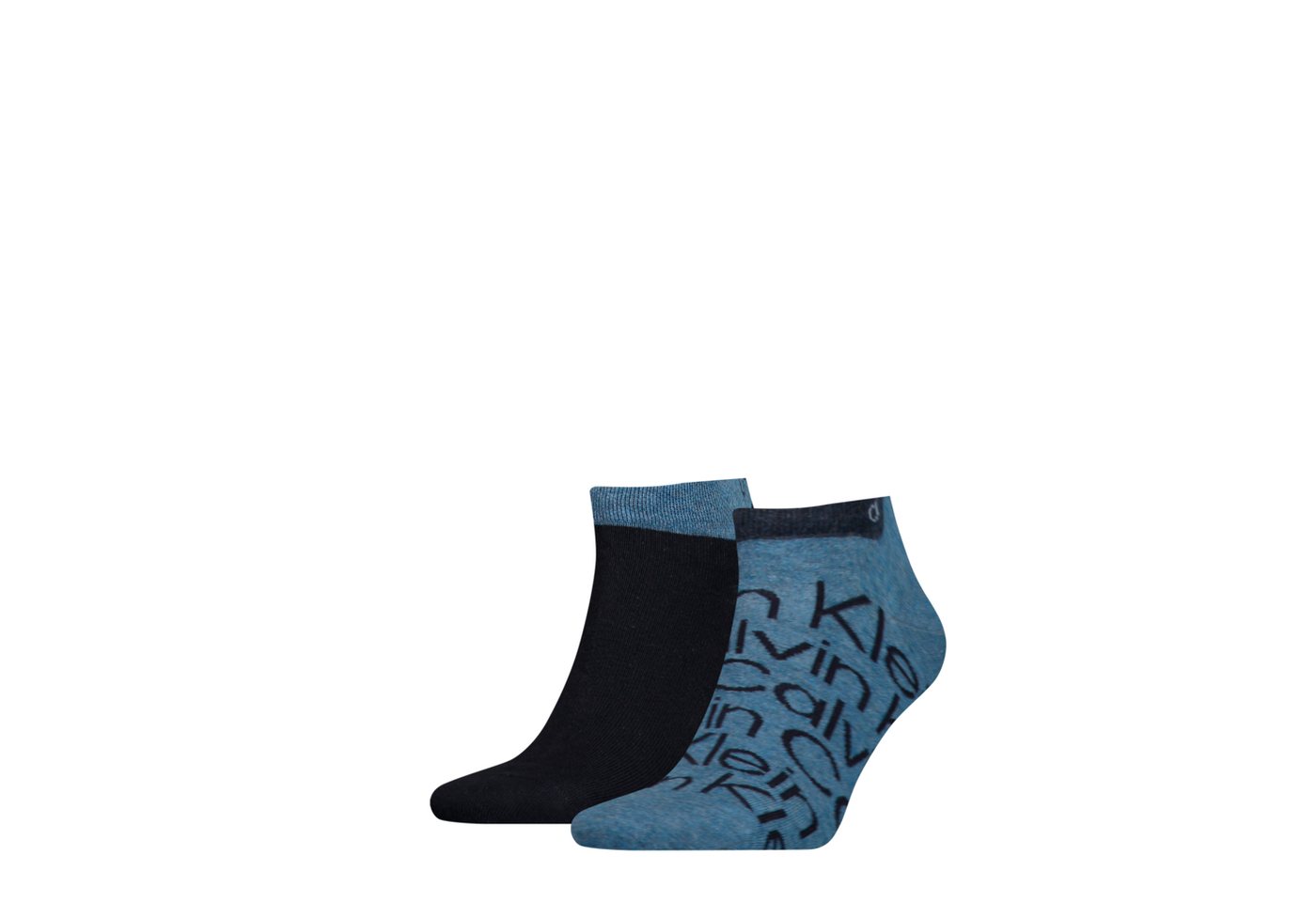 Calvin Klein Jeans Sneakersocken CK MEN SNEAKER 2P ALL OVER PRINT (2 Paar) All-Over-Muster, uni, Logoschriftzug, atmungsaktiv von Calvin Klein Jeans