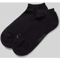 Calvin Klein Jeans Sneakersocken mit Label-Print im 2er-Pack in Black, Größe 39-42 von Calvin Klein Jeans
