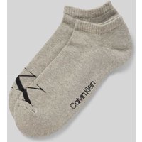 Calvin Klein Jeans Sneakersocken mit Logo-Stitching im 2er-Pack in Hellgrau, Größe 39-42 Calvin Klein Jeans Sneakersocken mit Logo-Stitching im 2er-Pack in Hellgrau, Größe 39-42 von Calvin Klein Jeans