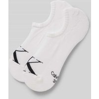 Calvin Klein Jeans Sneakersocken mit Logo-Stitching im 2er-Pack in Weiss, Größe 39-42 von Calvin Klein Jeans