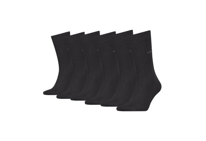 Calvin Klein Jeans Socken CK MEN SOCK CASUAL FLAT KNIT 6P ECOM (6 Paar) Calvin Klein Monogramm-Logo auf der Seite von Calvin Klein Jeans