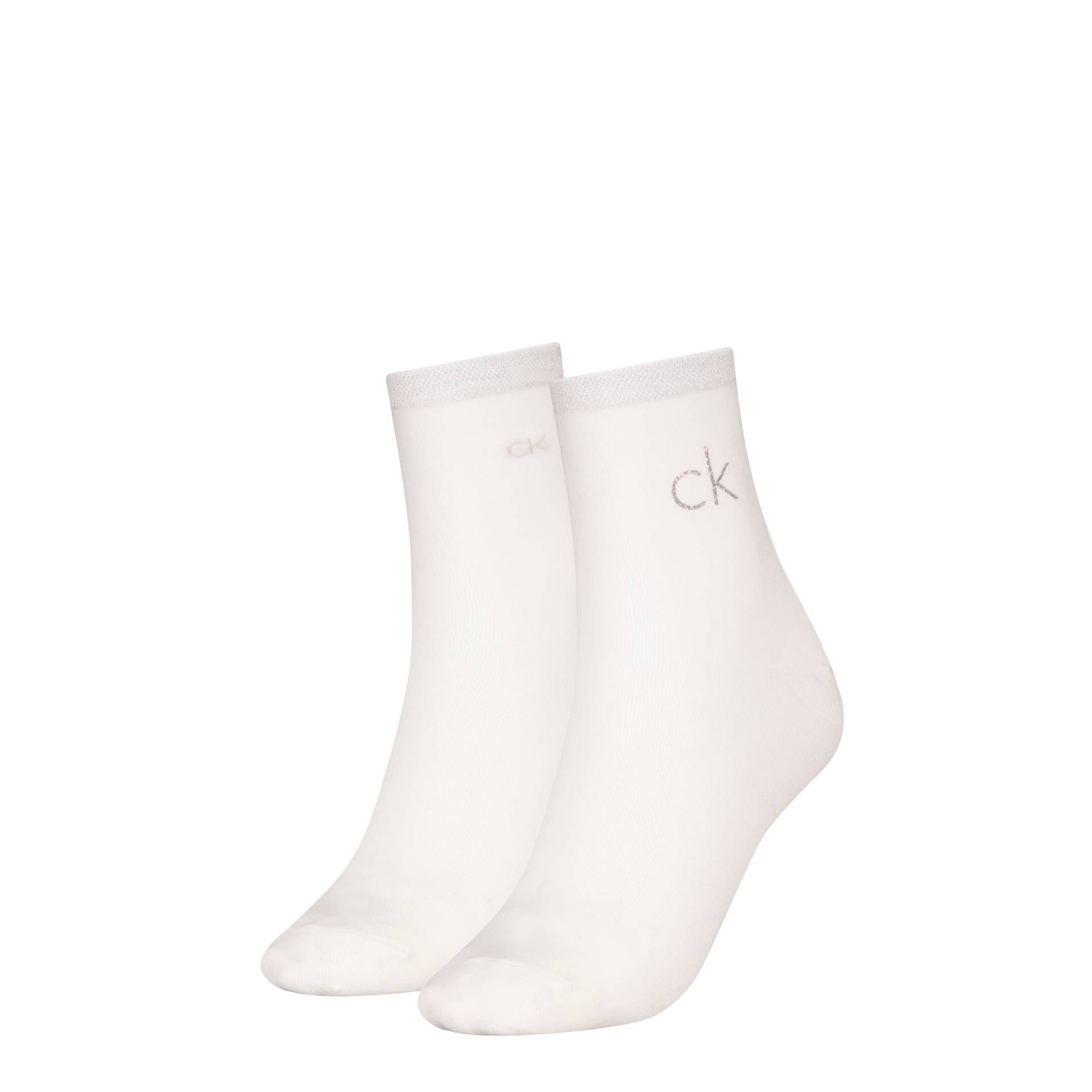 Calvin Klein Jeans Socken "CK WOMEN SHORT SOCK 2P SHINY LOGO" 2 Paar, 1x mit Glitzer-Logo Calvin Klein Jeans Socken "CK WOMEN SHORT SOCK 2P SHINY LOGO" 2 Paar, 1x mit Glitzer-Logo von Calvin Klein Jeans