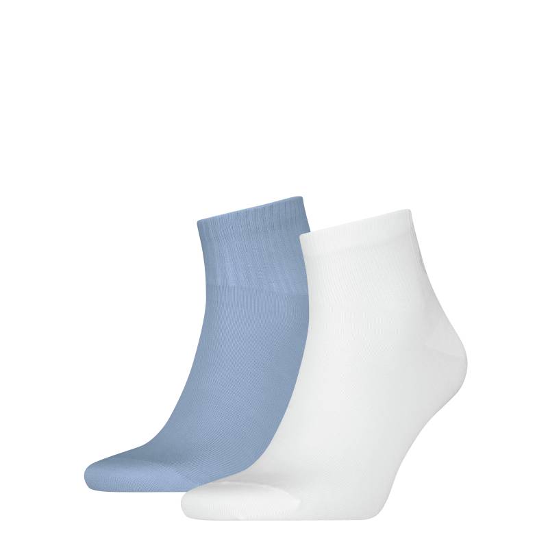 Calvin Klein Jeans Socken "CKJ MEN QUARTER 2P SHADOW RIB LOGO" 2 Paar tlg. mit elastischem Komfortbund von Calvin Klein Jeans