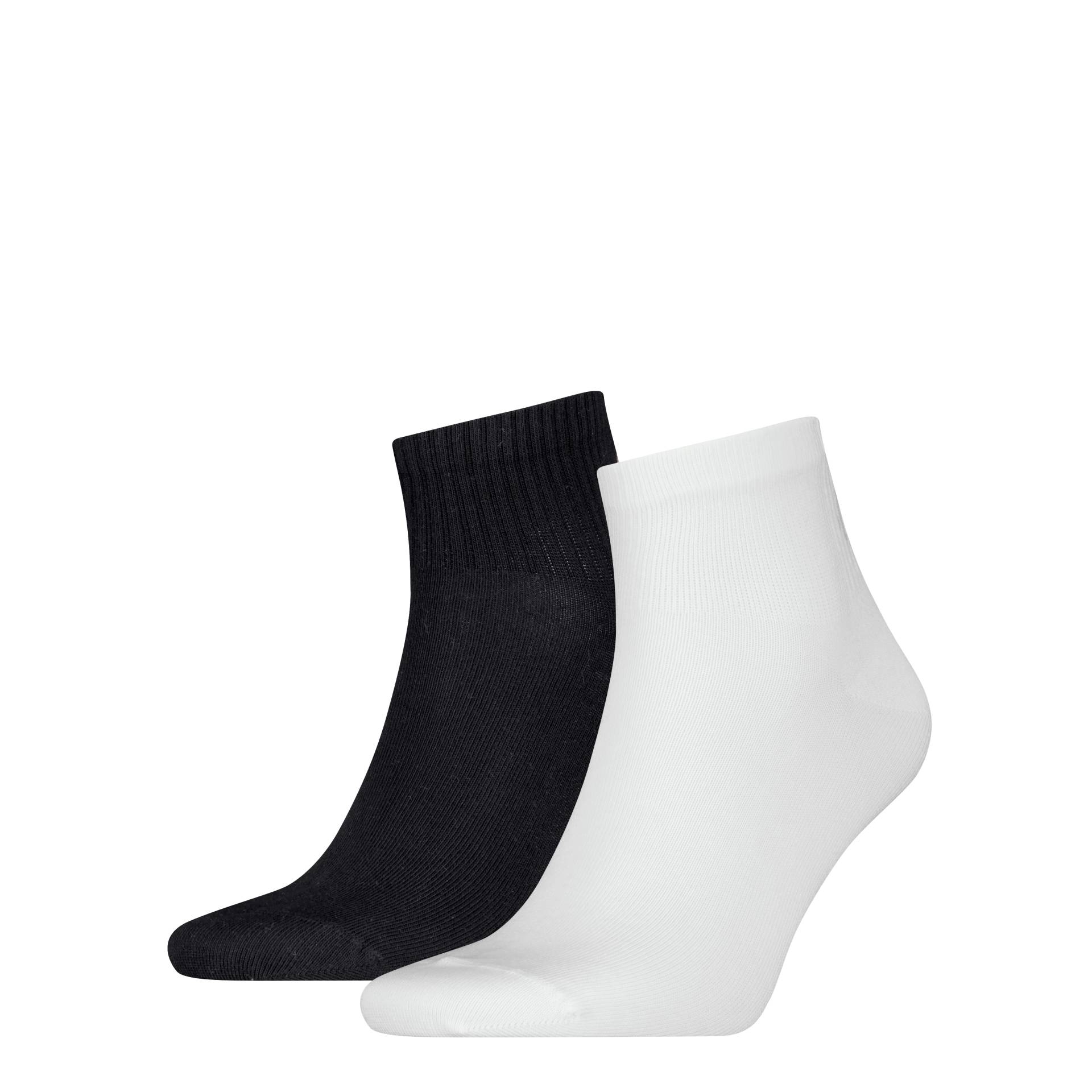 Calvin Klein Jeans Socken "CKJ MEN QUARTER 2P SHADOW RIB LOGO" 2 Paar tlg. mit elastischem Komfortbund von Calvin Klein Jeans