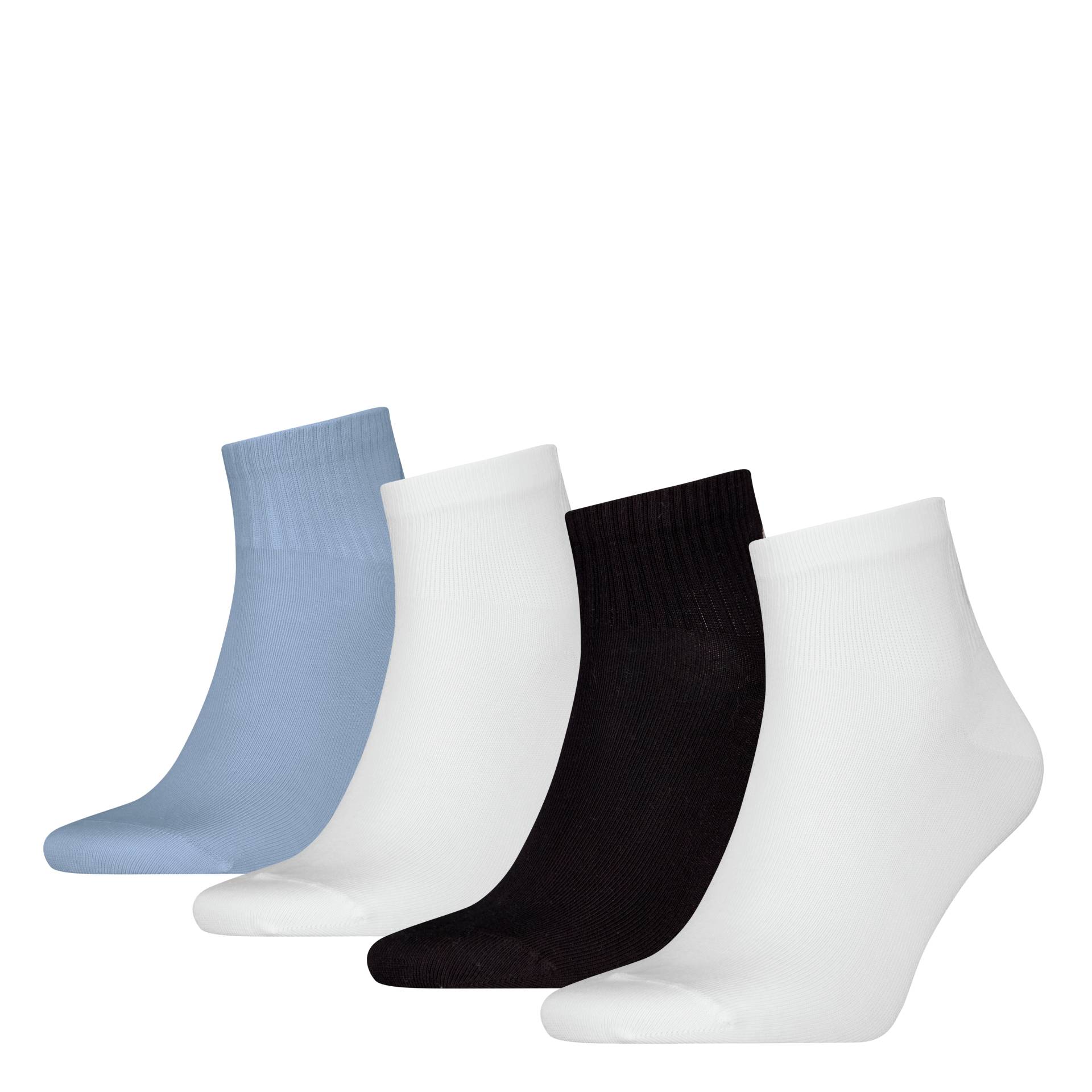 Calvin Klein Jeans Socken "CKJ MEN QUARTER 4P SHADOW RIB LOGO ECOMM" 4 Stk. tlg. mit diskretem Logo-Design von Calvin Klein Jeans