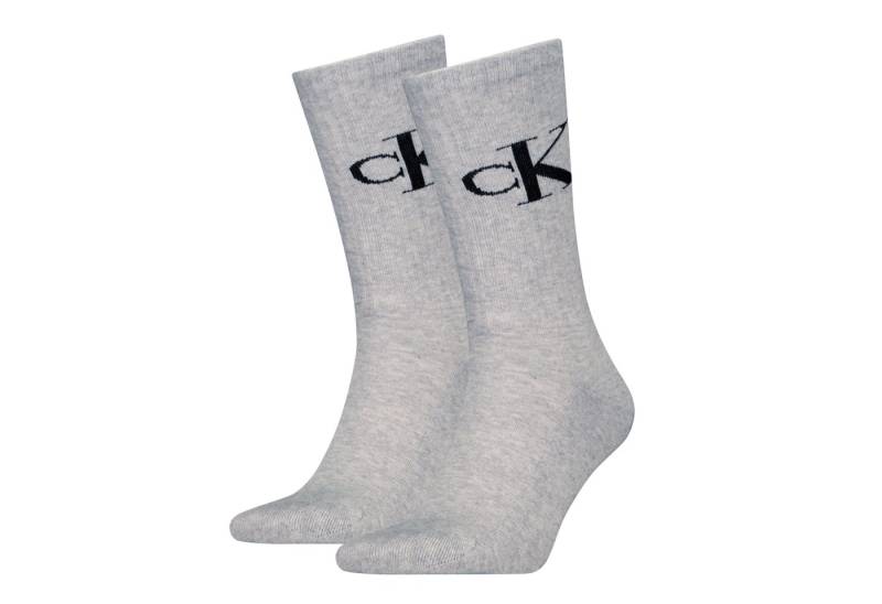 Calvin Klein Jeans Socken CKJ MEN SOCK 2P MONOGRAM (2-Paar, 2 Paar) mit verstärkter Ferse von Calvin Klein Jeans