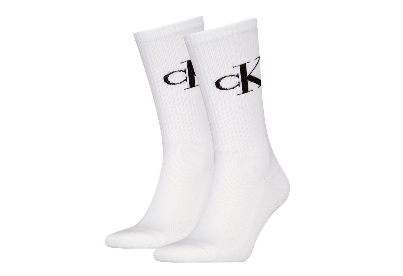 Calvin Klein Jeans Socken CKJ MEN SOCK 2P MONOGRAM (2-Paar, 2 Paar) mit verstärkter Ferse von Calvin Klein Jeans