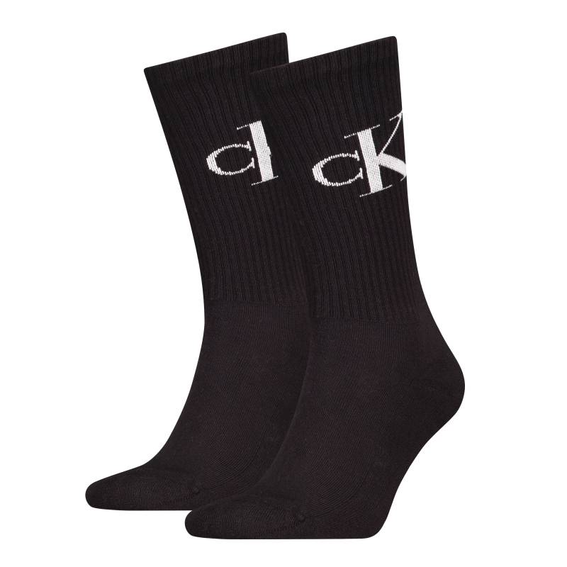 Calvin Klein Jeans Socken "CKJ MEN SOCK 2P MONOGRAM", (2 Paar, 2 Paar), mit verstärkter Ferse von Calvin Klein Jeans