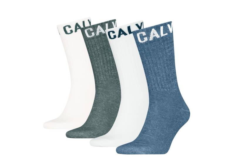 Calvin Klein Jeans Socken CKJ MEN SOCK 4P RIBBON LOGO ECOM (4er Pack) von Calvin Klein Jeans