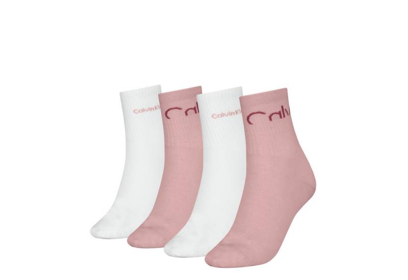 Calvin Klein Jeans Socken CKJ WOMEN SHORT SOCK 4P CUT LOGO ECOM (4er Pack) von Calvin Klein Jeans