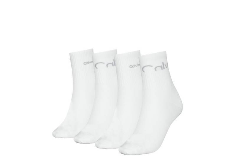 Calvin Klein Jeans Socken CKJ WOMEN SHORT SOCK 4P CUT LOGO ECOM (4er Pack) von Calvin Klein Jeans