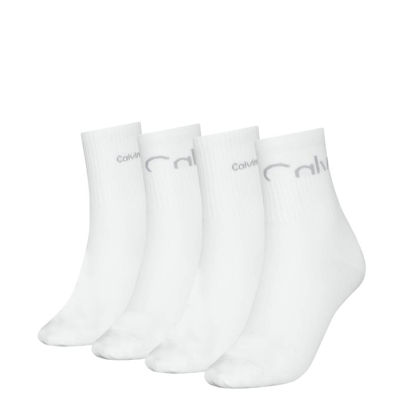 Calvin Klein Jeans Socken "CKJ WOMEN SHORT SOCK 4P CUT LOGO ECOM" 4er Pack von Calvin Klein Jeans