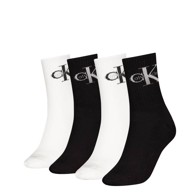 Calvin Klein Jeans Socken "CKJ WOMEN SOCK 4P GIFTBOX MONOLOGO" 4er Pack von Calvin Klein Jeans