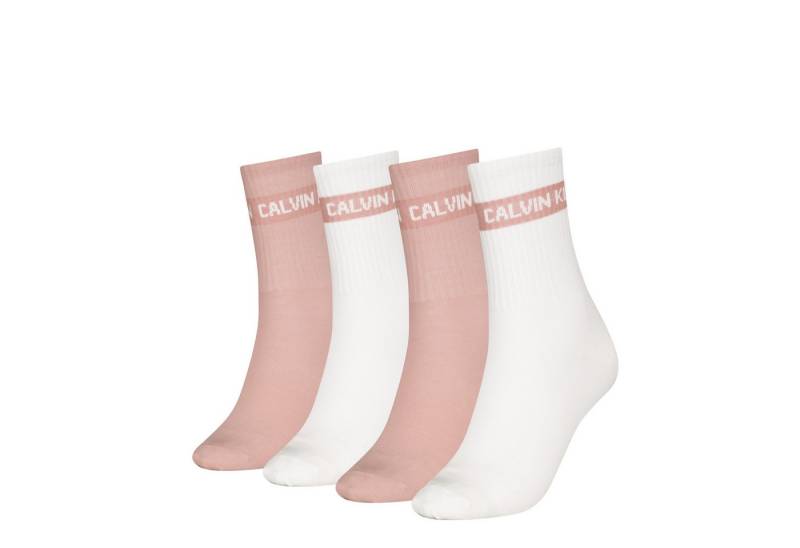 Calvin Klein Jeans Socken CKJ WOMEN SOCK 4P GIFTBOX STRIPE LOGO (4er Pack) von Calvin Klein Jeans