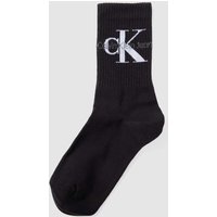 Calvin Klein Jeans Socken in Ripp-Optik in Black, Größe One Size von Calvin Klein Jeans