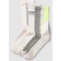 Calvin Klein Jeans Socken mit Label-Details im 3er-Pack in Beige, Größe One Size von Calvin Klein Jeans