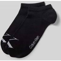 Calvin Klein Jeans Socken mit Label-Print im 2er-Pack in Black, Größe 35-38 von Calvin Klein Jeans