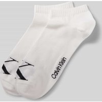 Calvin Klein Jeans Socken mit Label-Print im 2er-Pack in Weiss, Größe 35-38 von Calvin Klein Jeans