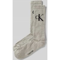 Calvin Klein Jeans Socken mit Logo-Stitching im 2er-Pack in Hellgrau, Größe 43-46 Calvin Klein Jeans Socken mit Logo-Stitching im 2er-Pack in Hellgrau, Größe 43-46 von Calvin Klein Jeans
