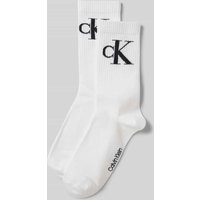 Calvin Klein Jeans Socken mit elastischem Rippenbündchen im 2er-Pack in Weiss, Größe 39-42 Calvin Klein Jeans Socken mit elastischem Rippenbündchen im 2er-Pack in Weiss, Größe 39-42 von Calvin Klein Jeans