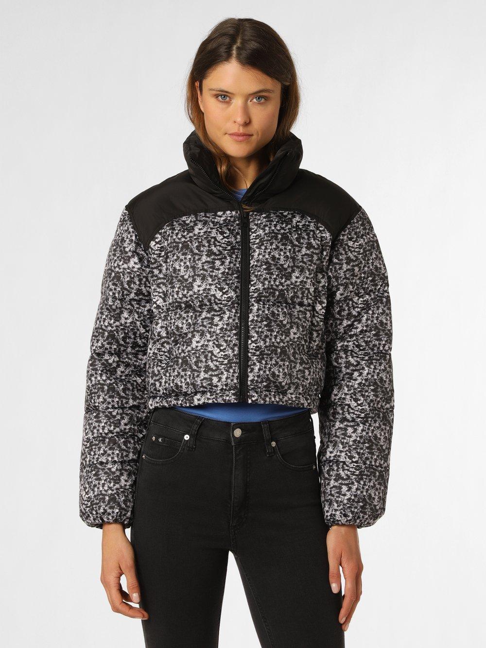 Calvin Klein Jeans Steppjacke Damen gemustert, schwarz von Calvin Klein Jeans