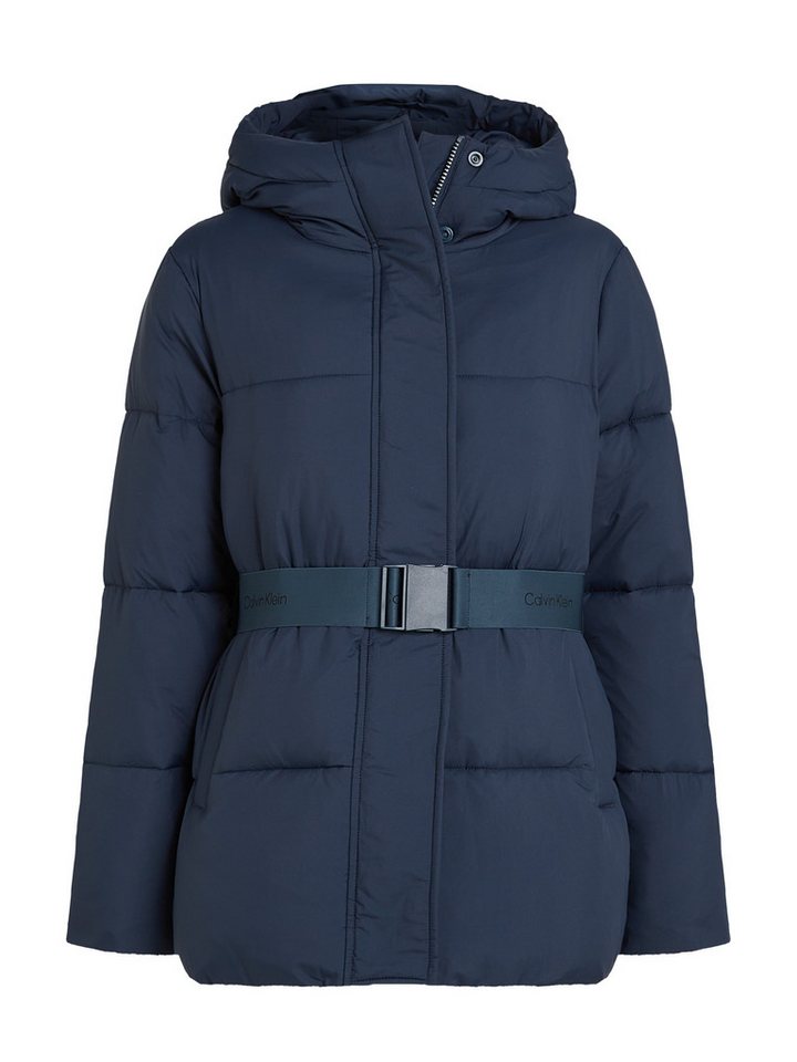 Calvin Klein Jeans Steppjacke LOGO BELT SHORT PUFFER mit Gürtel von Calvin Klein Jeans