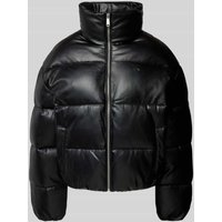 Calvin Klein Jeans Steppjacke in Leder-Optik in Black, Größe L von Calvin Klein Jeans
