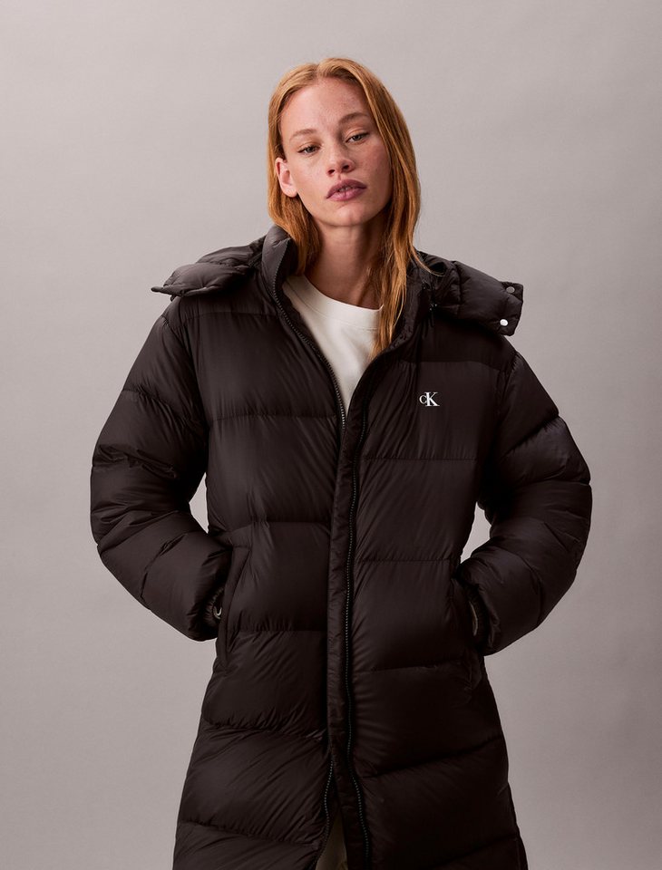Calvin Klein Jeans Steppmantel ESSENTIAL MIDWEIGHT LONG PUFFER Mit Rundhalsausschnitt, regular fit von Calvin Klein Jeans