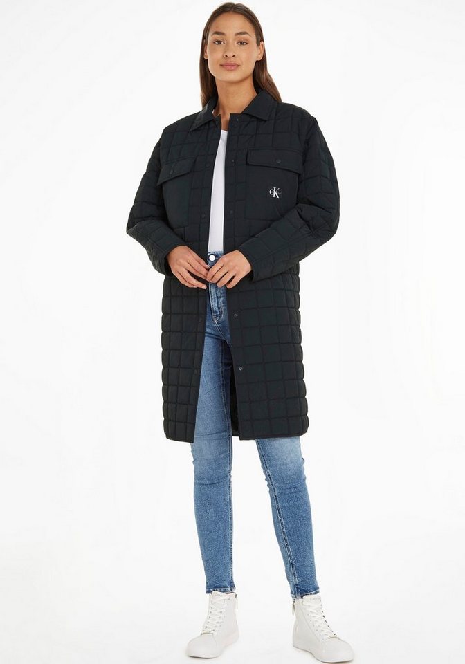 Calvin Klein Jeans Steppmantel LONG QUILTED UTILITY COAT von Calvin Klein Jeans