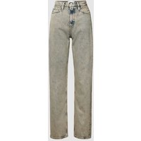Calvin Klein Jeans Straight Fit Jeans im 5-Pocket-Design in Hellblau, Größe 26/32 von Calvin Klein Jeans