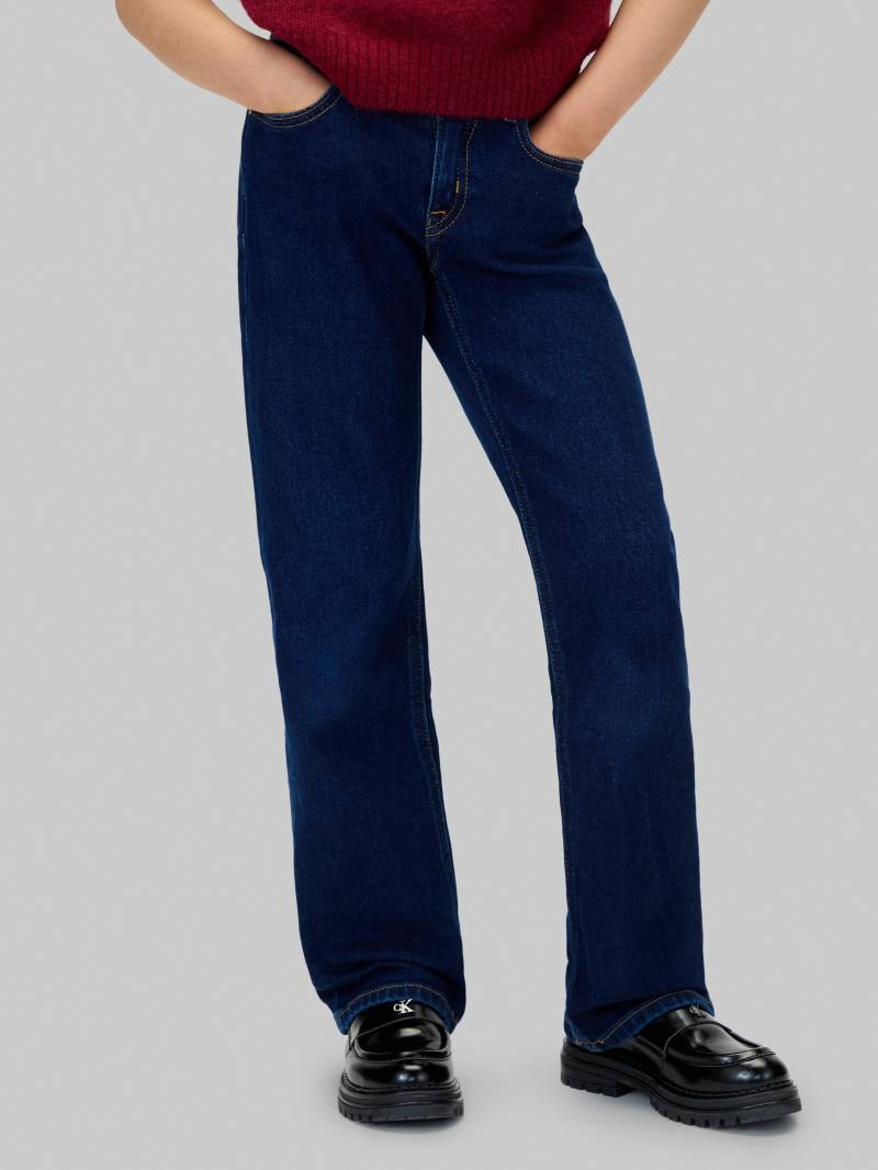 Calvin Klein Jeans Straight-Jeans "MR STRAIGHT", für Kinder bis 16 Jahre, mit Logo-Patch am Bund von Calvin Klein Jeans