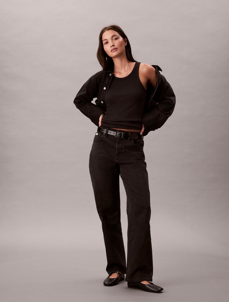 Calvin Klein Jeans Straight-Jeans Mit Gürtelschlaufen von Calvin Klein Jeans