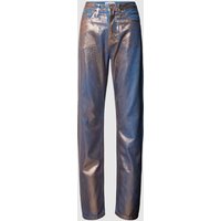 Calvin Klein Jeans Straight Leg Jeans in schimmerndem Design in Jeansblau, Größe 27/32 von Calvin Klein Jeans