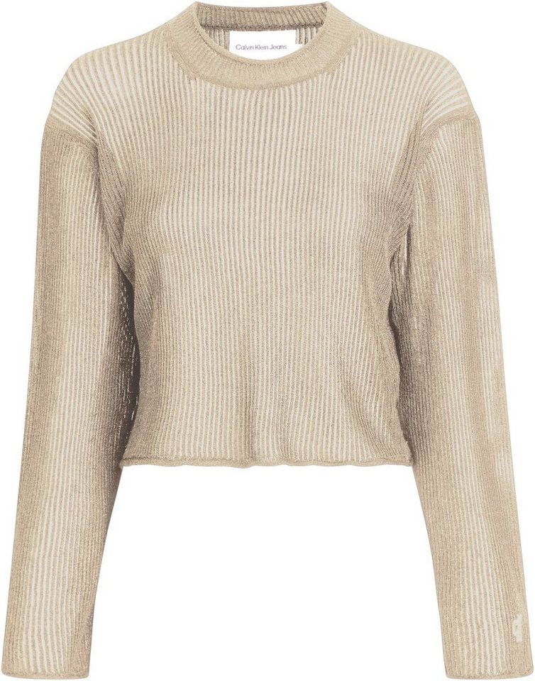 Calvin Klein Jeans Strickpullover METALLIC SWEATER von Calvin Klein Jeans